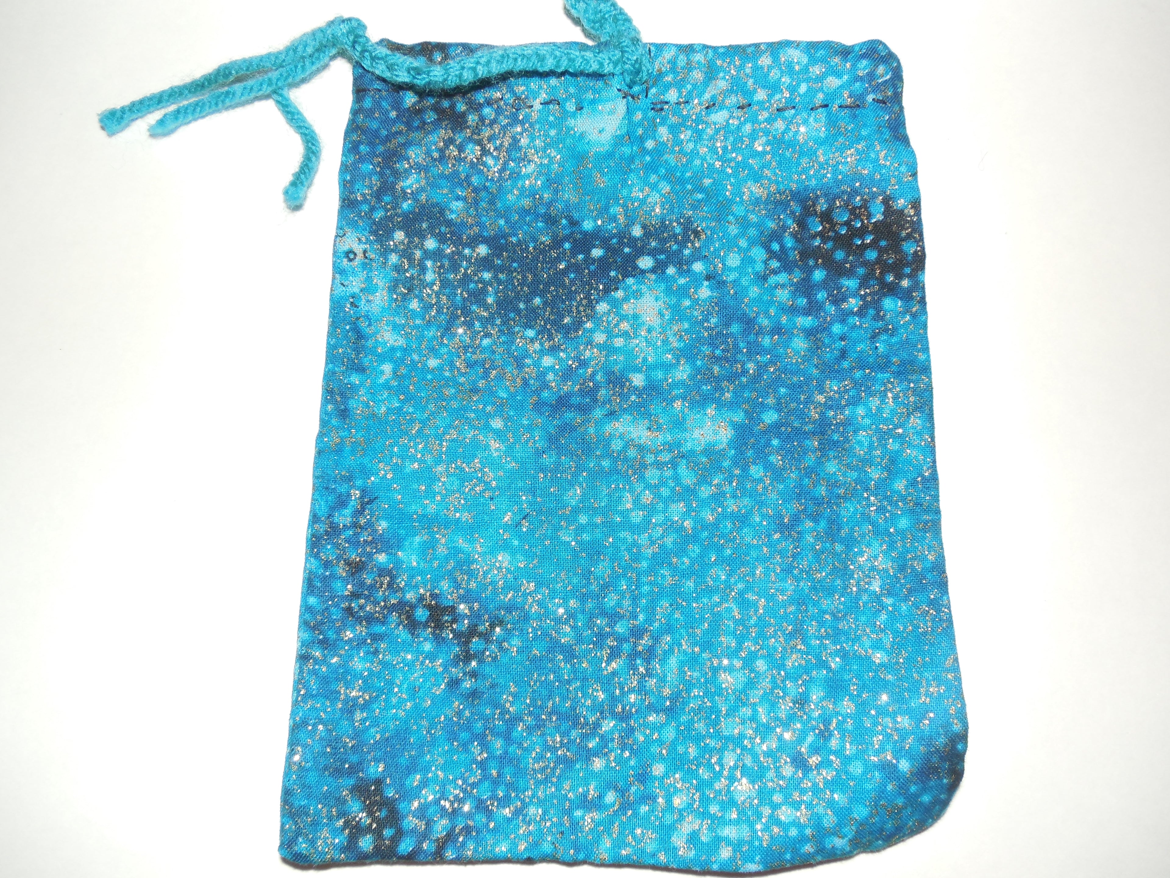 Charm Bag Blue Sparkle