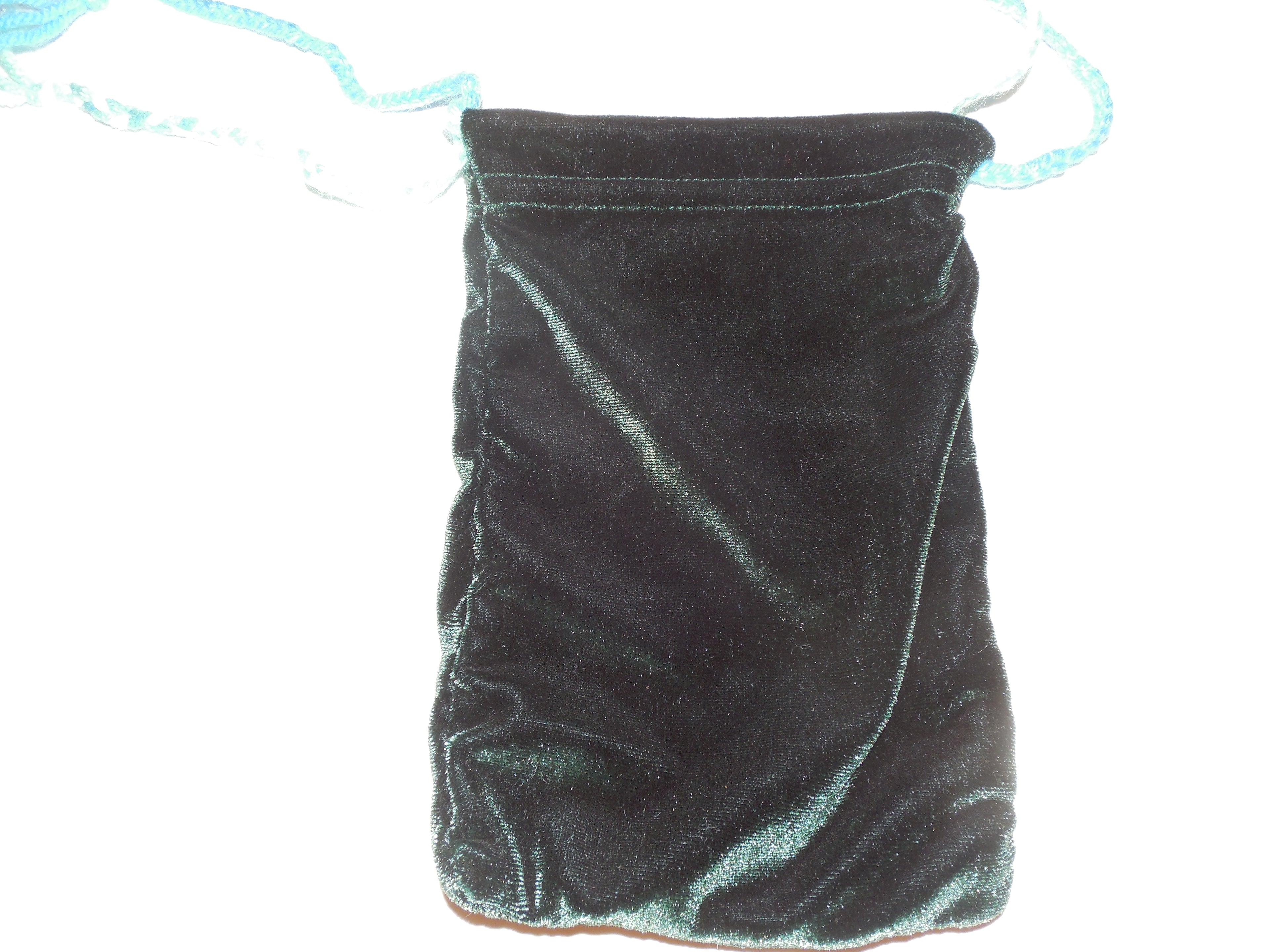 Charm Bag Slim Green Velvet